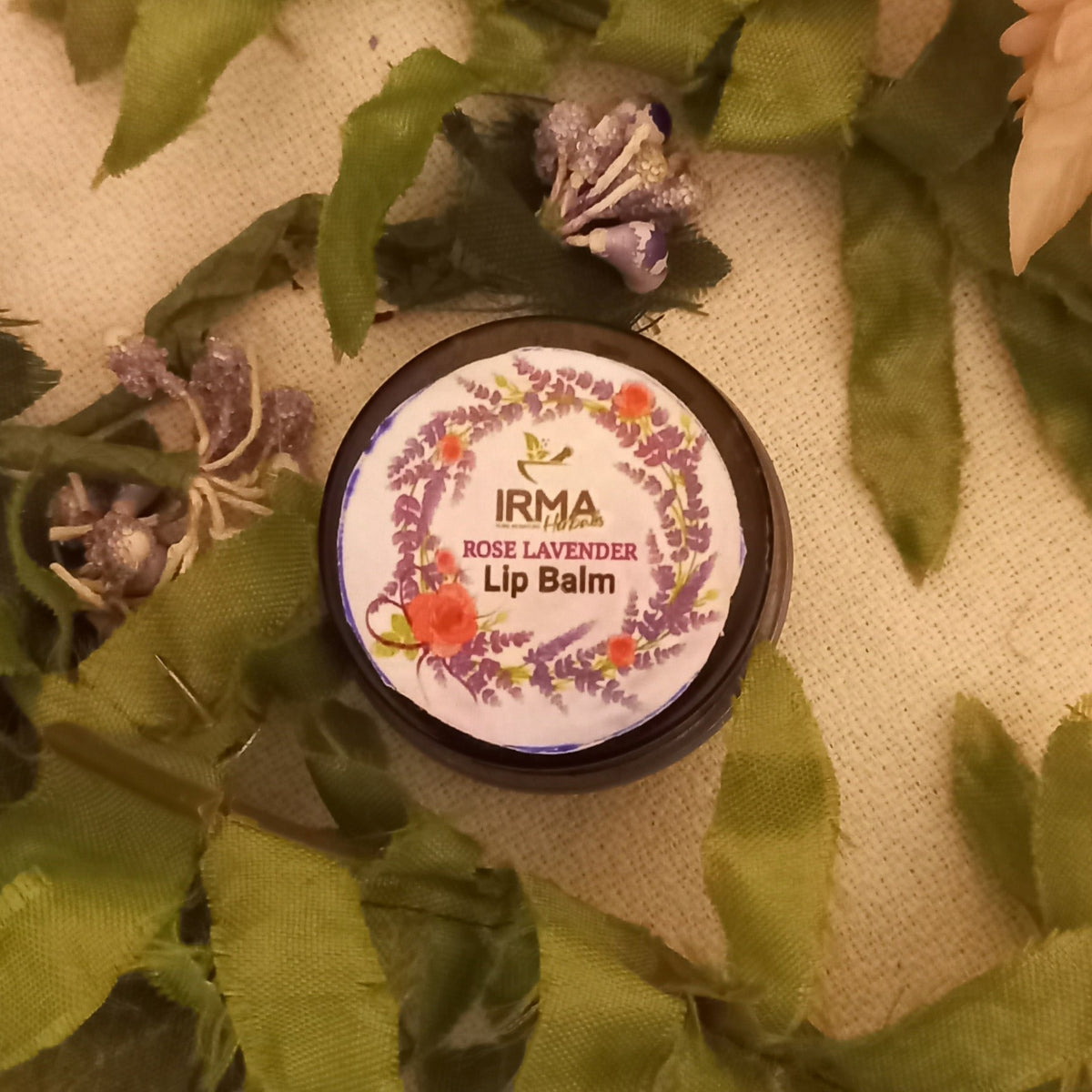 Rose Lavender Lip Balm by Irma Herbals