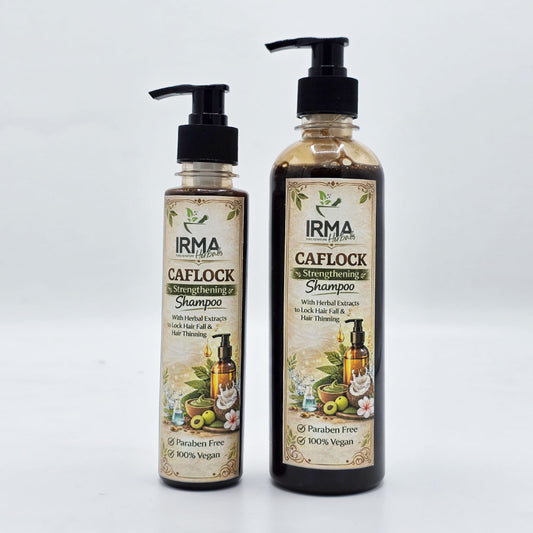 Caflock Strengthening Shampoo by Irma Herbals